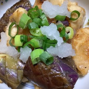 ティムルの作ってみた!投稿(【驚きの柔らかさ】揚げない！とろ〜り茄子と鶏むね肉のみぞれ煮)