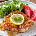 ガリバタレモン醤油がたまらない！皮パリパリ・お肉ジューシーな簡単【チキンステーキ】