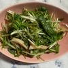 チョビの助の作ってみた!投稿(簡単!さっぱり美味しい☆『水菜とちくわの梅ポンおかかサラダ』)