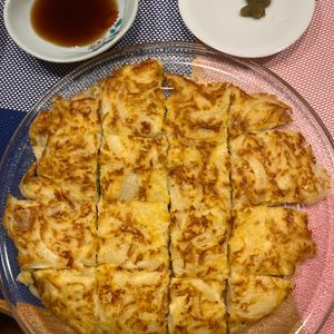 828465の作ってみた!投稿(『新玉ねぎのチーズチヂミ』もっちりおいしい！)