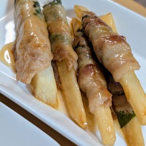 まゆのの作ってみた!投稿(サクうま♡【長芋と大葉の肉巻き】ポン酢だれでさっぱり美味)