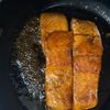 鮭の大葉レモンバター照り焼きの工程10