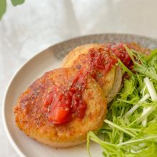 【ヘルシーなのに満足感大】玉ねぎバーグ