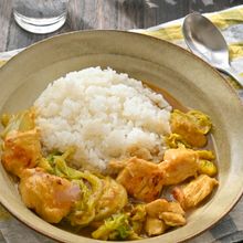 とろ～り旨い♪白菜たっぷり塩麹チキンカレー