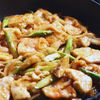 鶏むね肉とアスパラのバーベキューソース炒めの工程11