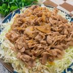 【豚バラの甘辛炒め】キャベツと食べる！白米が無くても大満足！