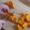ホクホクかぼちゃのカレーコロッケの下準備