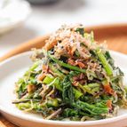 春菊の梅昆布おつまみ『パパッと炒めてお酒もごはんも進む』