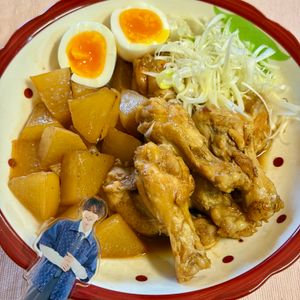 すみの作ってみた!投稿(【手羽元と大根のこってり煮】お肉ほろほろ♪とろける味染み大根)