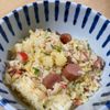 いくみんの作ってみた!投稿(カニかまのパラパラ卵チャーハン)