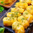 【残ったポテサラをアレンジ!!】ちくわとポテトのチーズ焼き