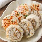 はさまない！片面れんこんの【ねぎ味噌つくね】