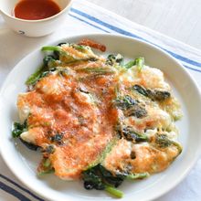 みんな大好き!チーズチヂミ*鶏むねとほうれん草