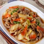 丼にもおススメ！豚こまで絶品とろみ野菜炒め