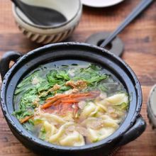【簡単３工程】野菜とはるさめたっぷりヘルシー餃子鍋