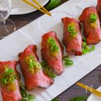 大急ぎのおもてなしにも！ゆず香るローストビーフすし