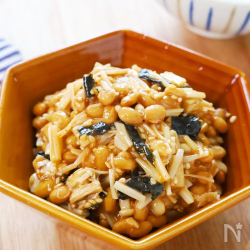 やみつき!最強ごはんのおとも【ヤンニョム納豆えのき】