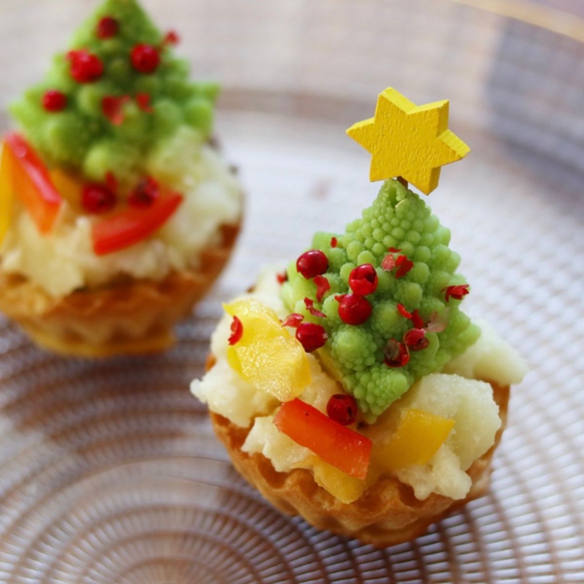 トースターで！簡単彩りプチキッシュ♡クリスマスのオードブルに