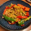 1169387の作ってみた!投稿(【細切り野菜とひき肉の青椒肉絲丼】1皿満足レシピ♡)