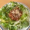 Tsuneaki Okadaの作ってみた!投稿(ゆでたパスタと合わせるだけ！水菜と納豆のパスタ)