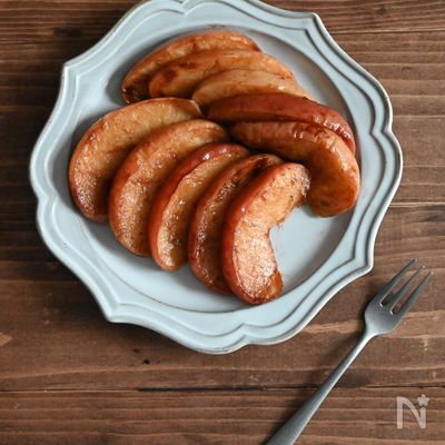 材料3つ!りんごが甘ぁ~い♪りんごのシナモンソテー