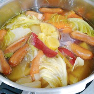 922926の作ってみた!投稿(大根とさつまいも《ごろっと野菜♡ポトフ風スープ》)