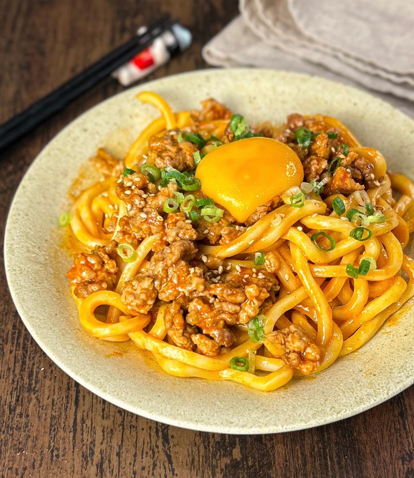 辛味噌混ぜうどん】シンプル食材で爆ウマ！ | レシピサイトNadia