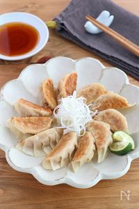 きのこたっぷり！ヘルシー焼き餃子☆お弁当にも◎