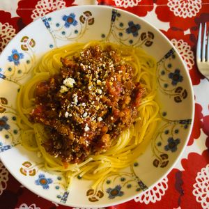puricoの作ってみた!投稿(トマト缶で☆お手軽ミートソースパスタ)
