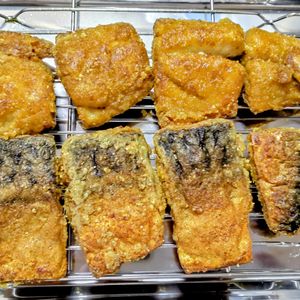 OrangeLemonの作ってみた!投稿(ご飯が進む！男子も喜ぶ♡鯖のカレー焼き)