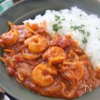 煮込み５分！【海老のトマトクリームカレー】
