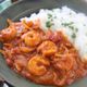 煮込み５分！【海老のトマトクリームカレー】