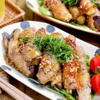 秋茄子はこれ☆【甘辛なすの豚肉巻き】夫が大絶賛！ご飯が進む♪
