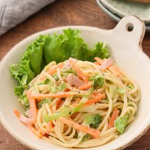 レンジで簡単!鍋いらず【春キャベツのスパサラ】