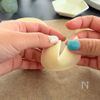 〖 大人気 〗餃子の皮のとんがりクリチ - 秋の新作３種 -の工程3