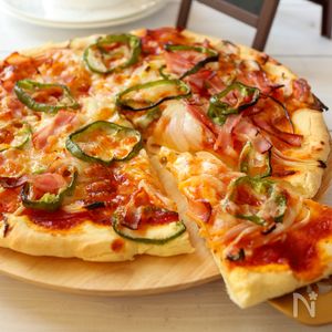 発酵なし！すぐにできる米粉のクリスピーピザ