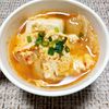 よっこの作ってみた!投稿(【お豆腐と卵の旨だしキムチスープ】5分で完成！包丁不要！)