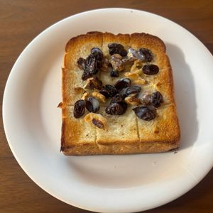こむぎの作ってみた!投稿(簡単絶品！くるみるくトースト)