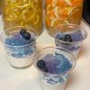 みえの作ってみた!投稿(【あじさい色ゼリーtoとろけるパンナコッタ】色粉を使わない!)