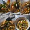 《冷やして常備菜に》切り昆布とさつま揚げ、凍り豆腐のさっと煮の工程3