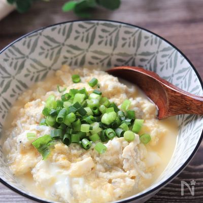 胃に優しい〜ごはんなし♡豆腐でヘルシーおじや風