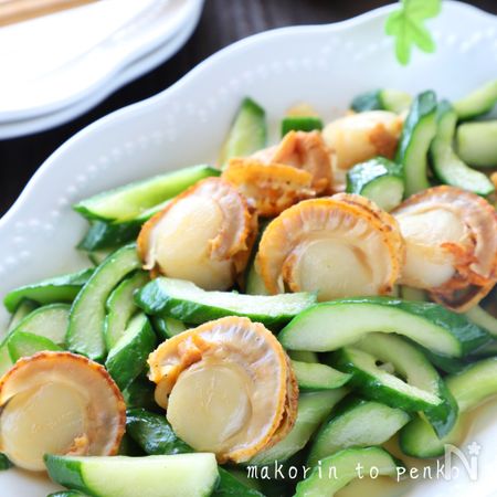 食べたら絶対驚く美味しさ ホタテときゅうりのオイスター炒め By まこりんとペン子 レシピサイト Nadia ナディア プロの料理家のおいしいレシピ