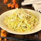 レンジで一発【ツナと青のりまぜそば】