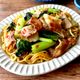 ワンパン10分！もっちもち香ばし♪【ピリ辛豚バラ焼きそば】