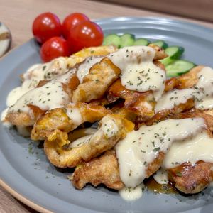 くるぶし。の作ってみた!投稿(ふわふわささ身の甘酢マヨソース【#作り置き #お弁当】)