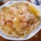 行列のできる🤩もりもりモヤシのトロトロねぎ塩豚カルビ😋♪