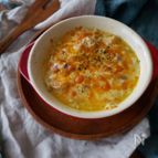ベーコンとまいたけの豆腐グラタン
