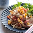 ごまだれ冷やし肉うどん