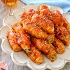 ヤンニョム白菜の肉巻き♩ごはんがすすむ甘辛味！おつまみにも◎