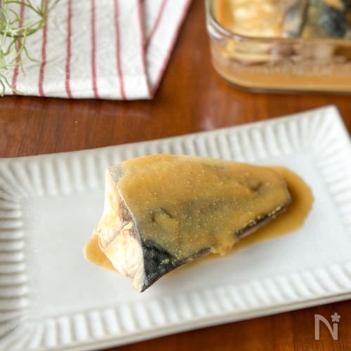 レンジで簡単｢さばの味噌煮｣